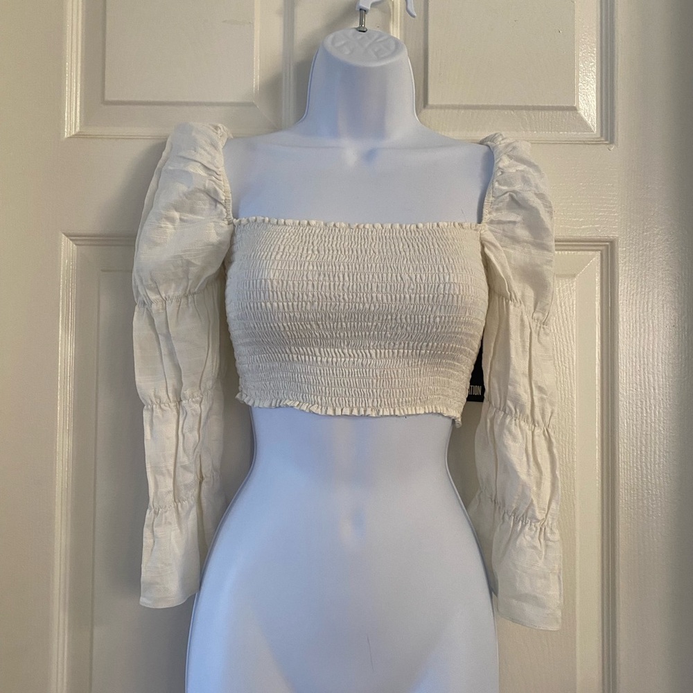 Reformation maple crop top xs